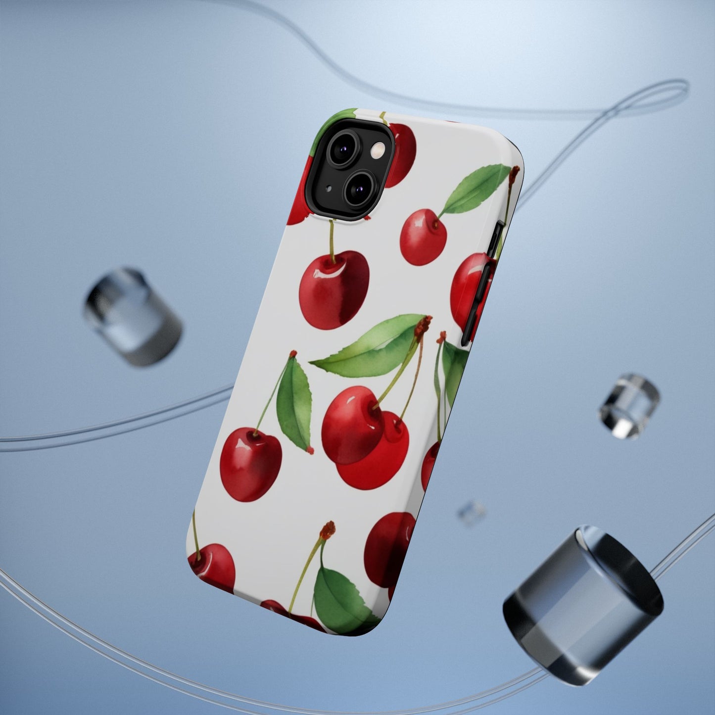 Cherry Print Magnetic Tough Case
