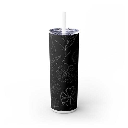 Floral Skinny Tumbler