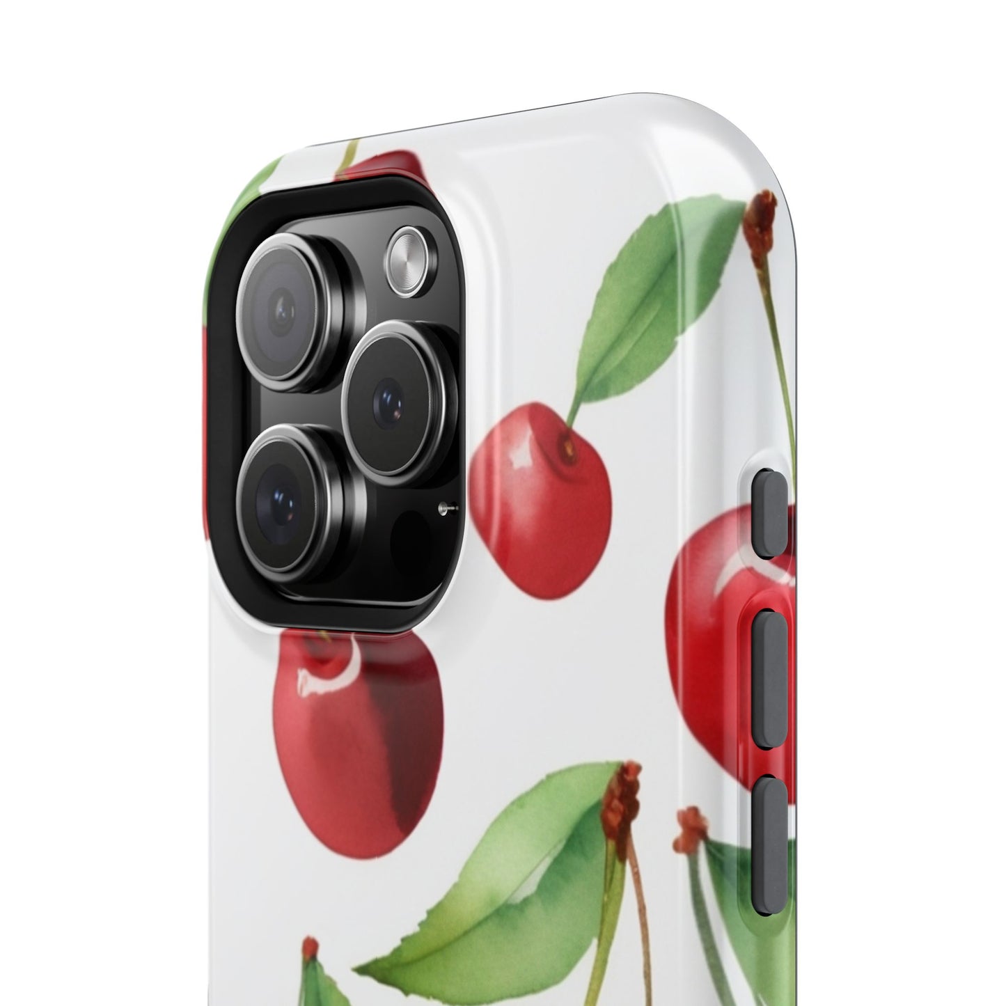 Cherry Print Magnetic Tough Case