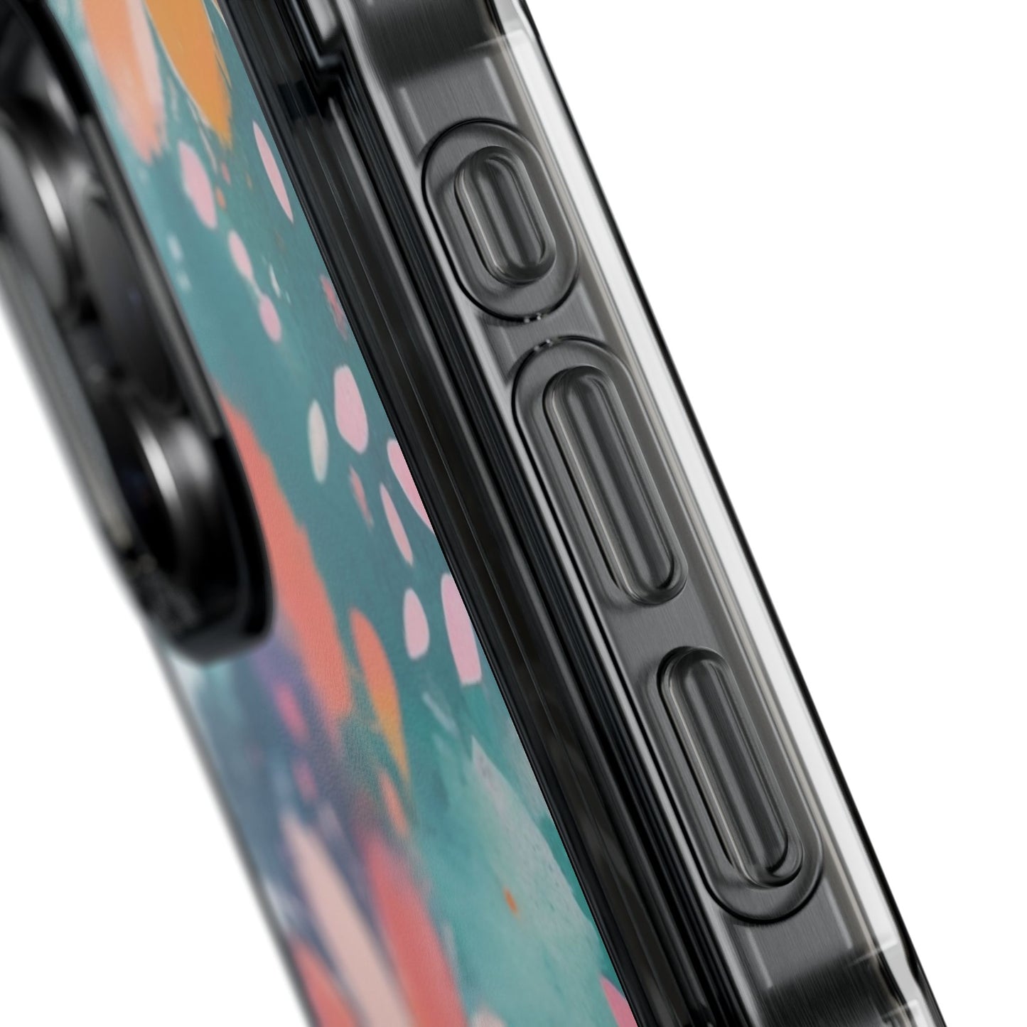 Pastel Floral Magnetic Clear Impact Case for iPhone 16 15 14
