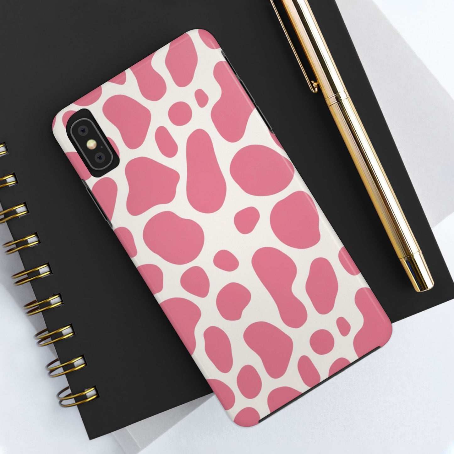 Giraffe Print Tough Phone Case for iPhone 16 15 14 13 12 11 X 8 7 Samsung Galaxy S24 S23 S22 S21