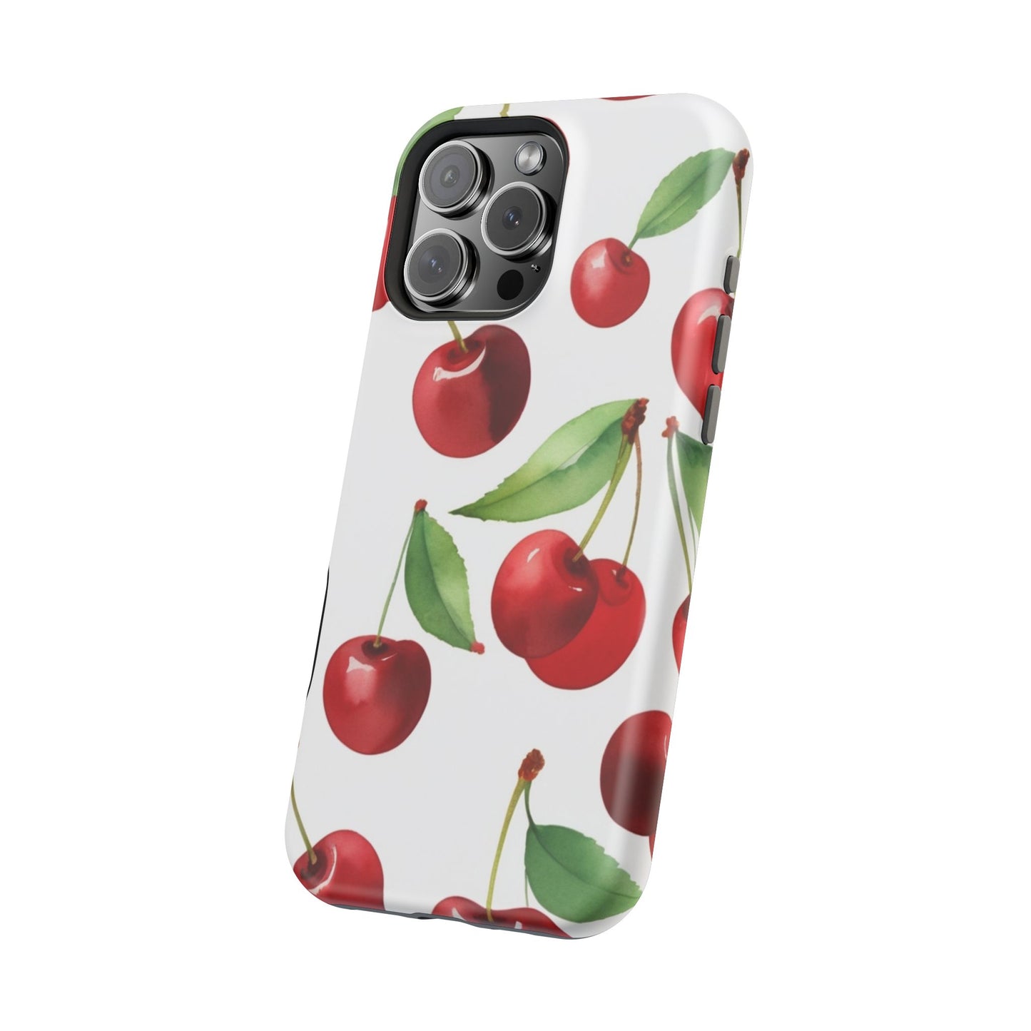 Cherry Print Magnetic Tough Case