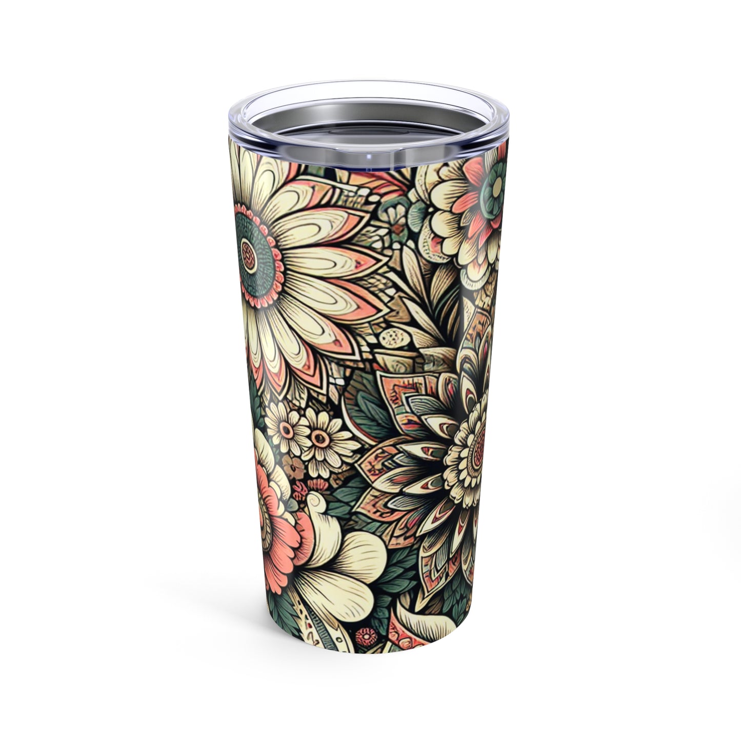 Boho Floral Tumbler 20oz