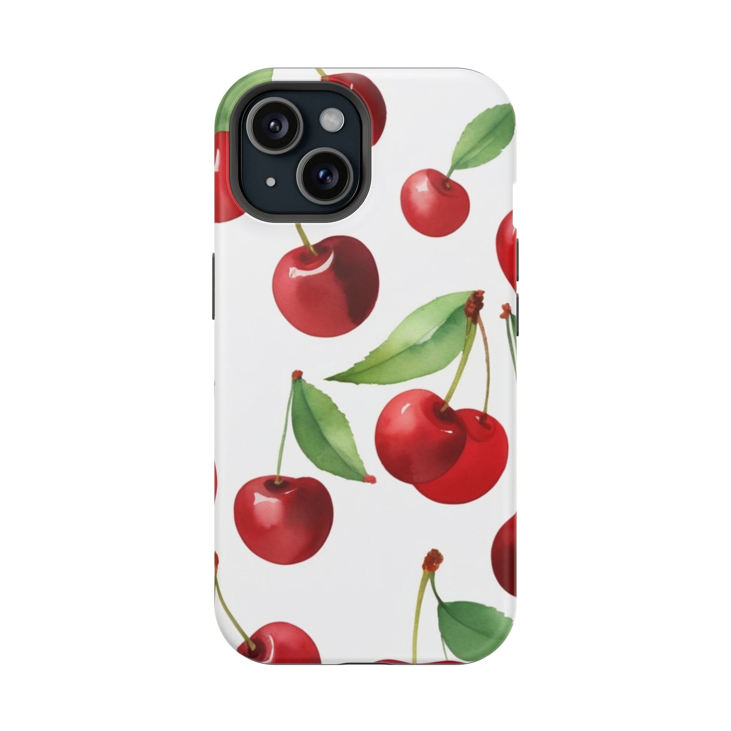 Cherry Print Magnetic Tough Case