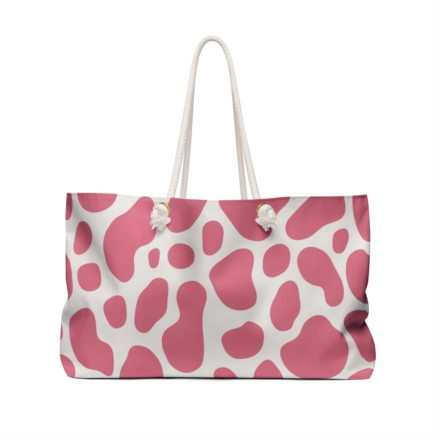Pink Animal Print Weekender Bag