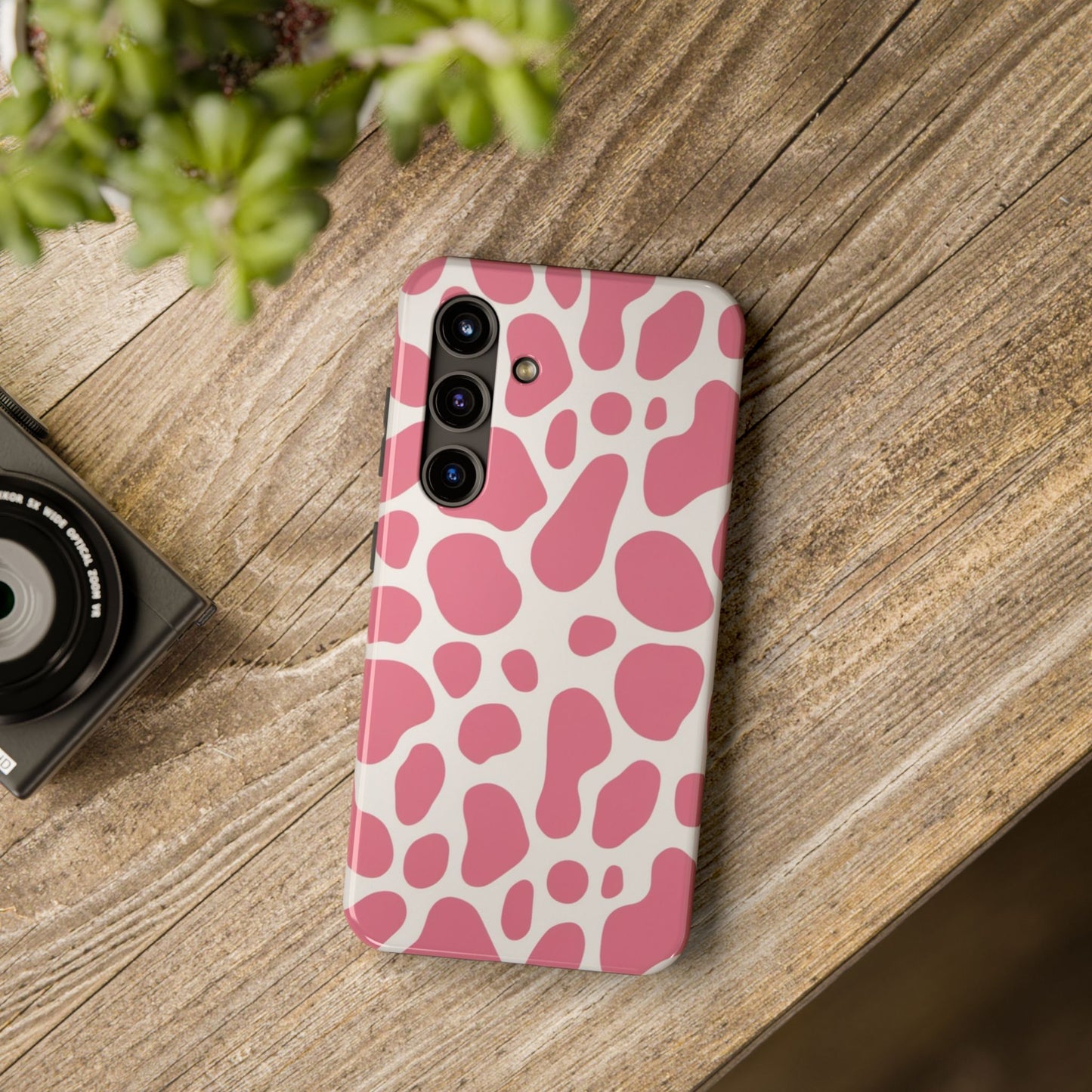 Giraffe Print Tough Phone Case for iPhone 16 15 14 13 12 11 X 8 7 Samsung Galaxy S24 S23 S22 S21