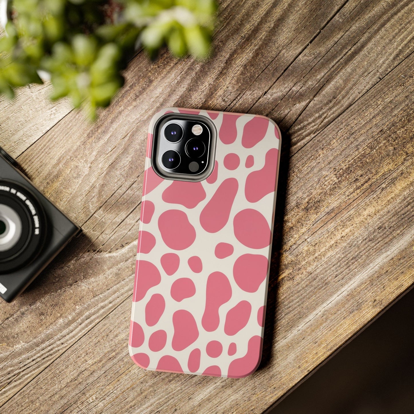 Giraffe Print Tough Phone Case for iPhone 16 15 14 13 12 11 X 8 7 Samsung Galaxy S24 S23 S22 S21