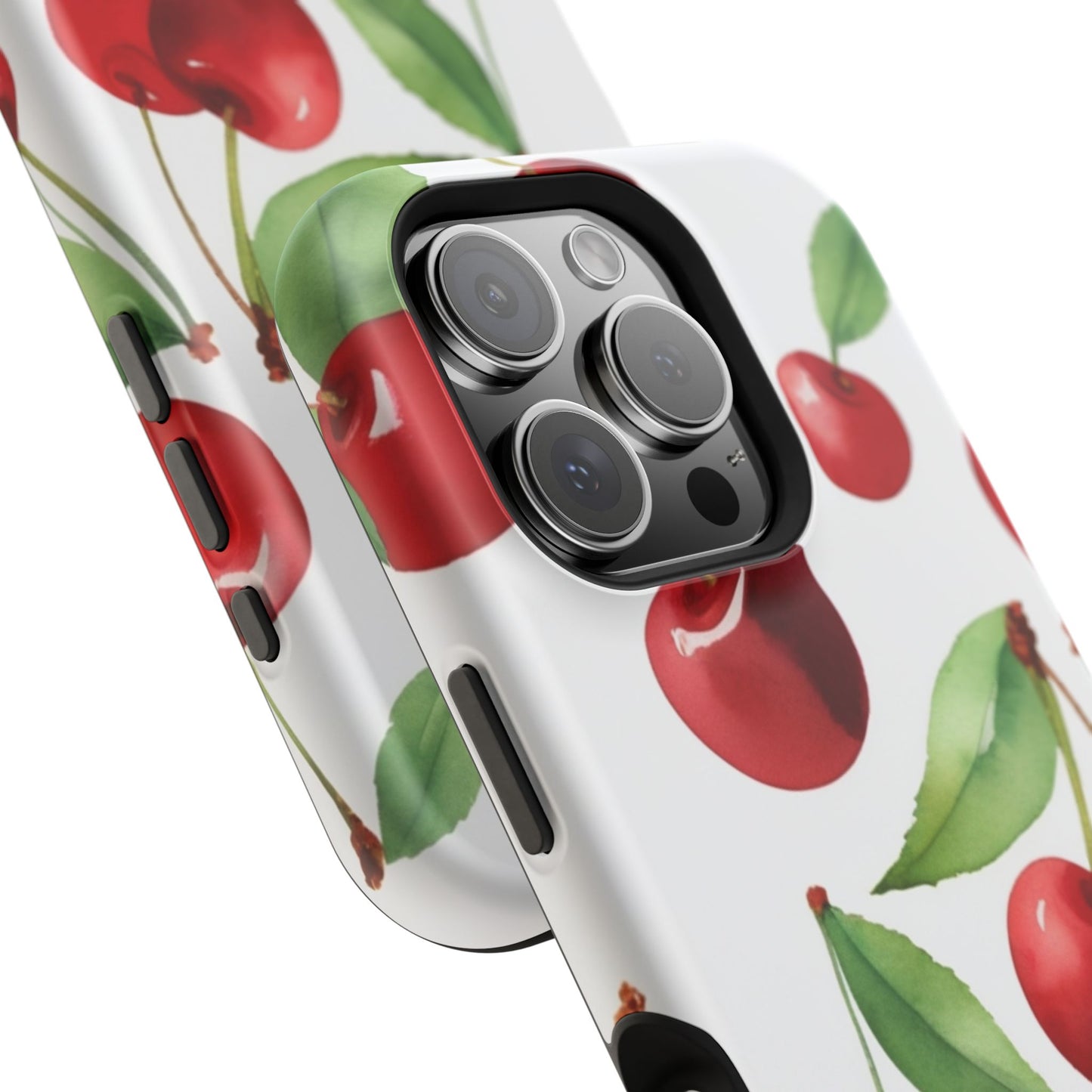 Cherry Print Magnetic Tough Case
