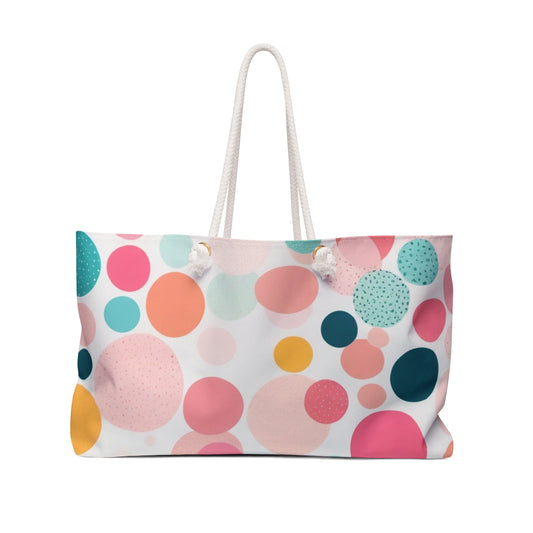 Pink Dot Weekender Bag