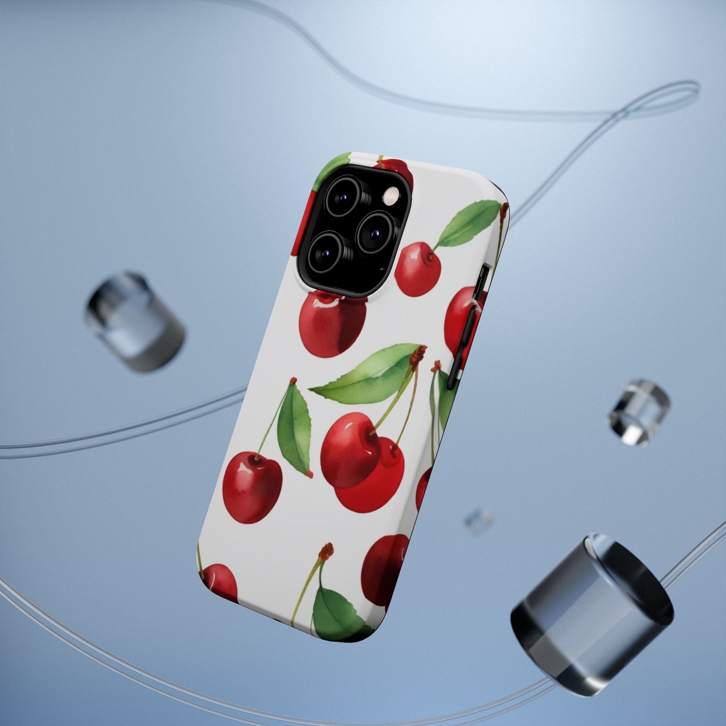 Cherry Print Magnetic Tough Case