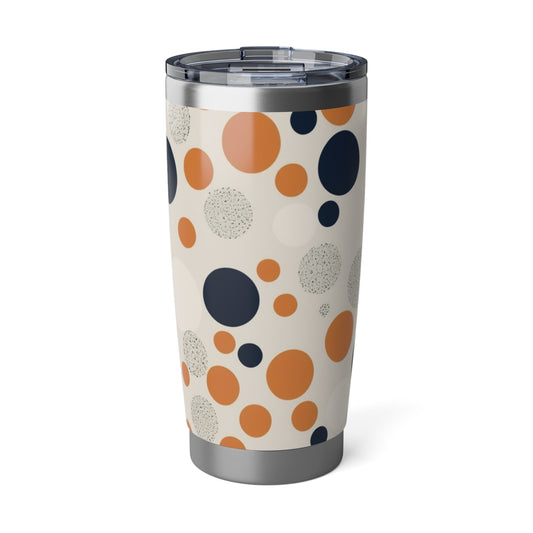 Orange Polka Dot Travel Tumbler 20oz