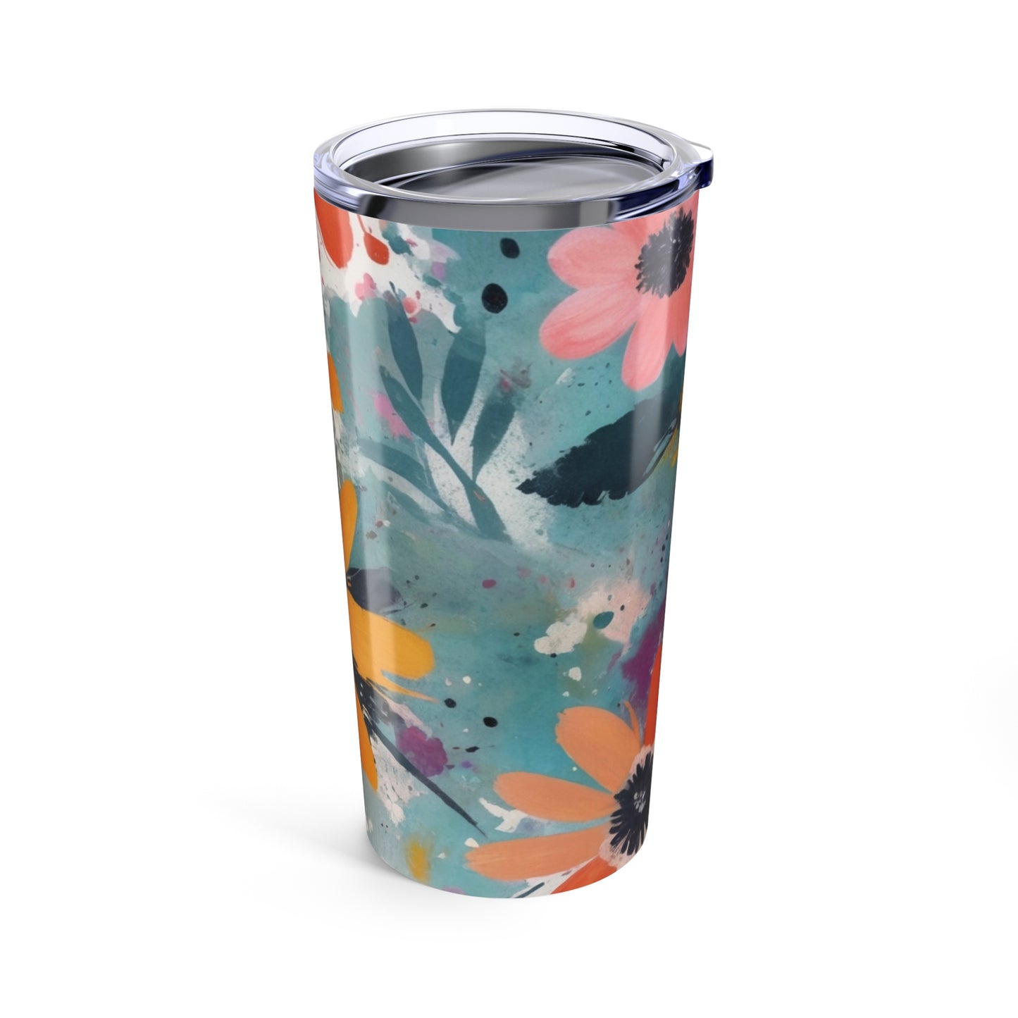 Bold Floral Tumbler 20oz