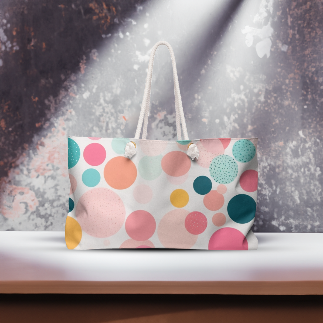 Pink Dot Weekender Bag