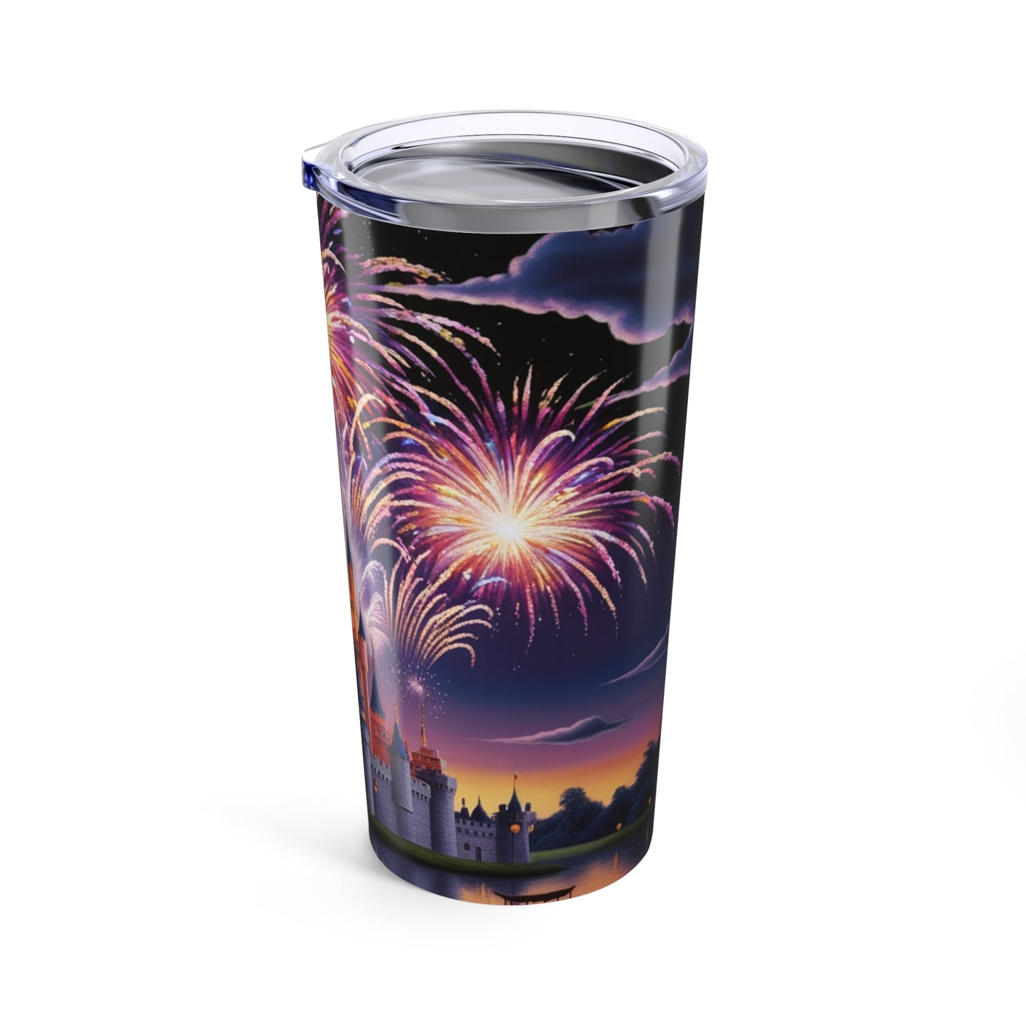 Night Sky Castle Tumbler  20 oz