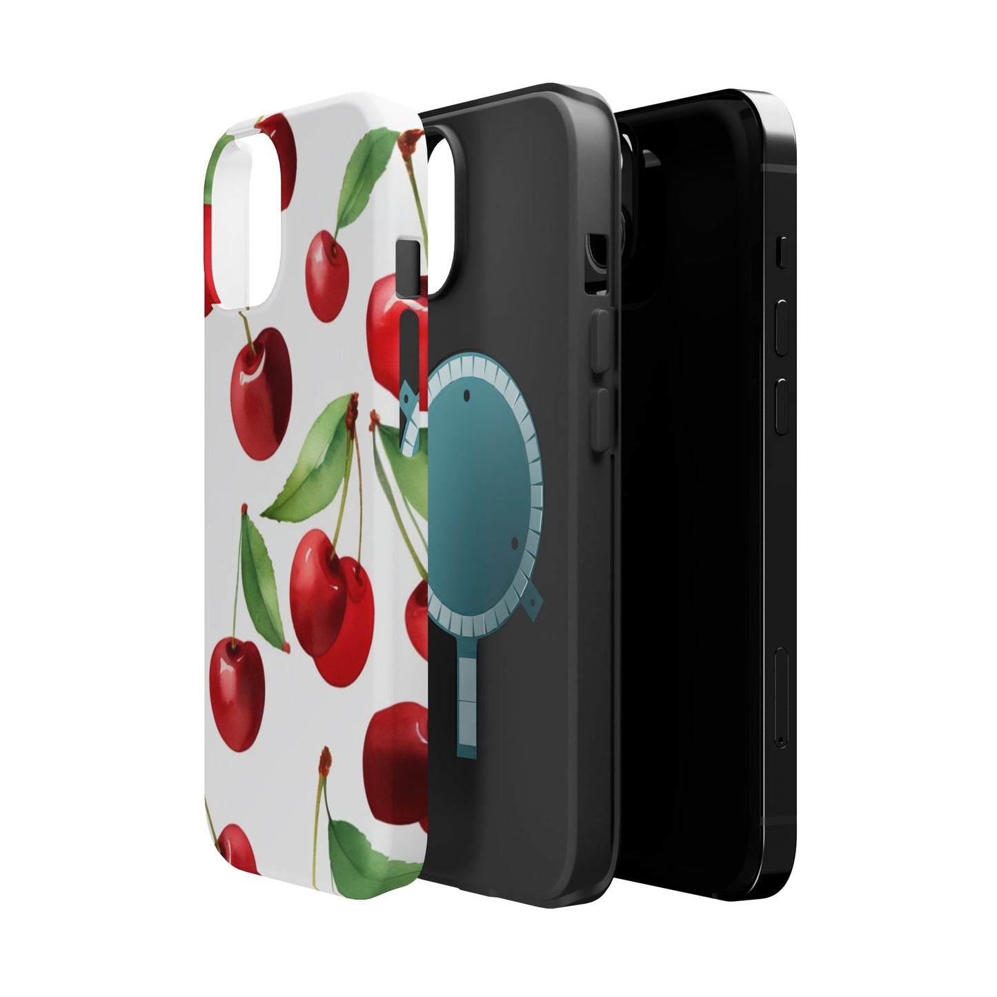 Cherry Print Magnetic Tough Case