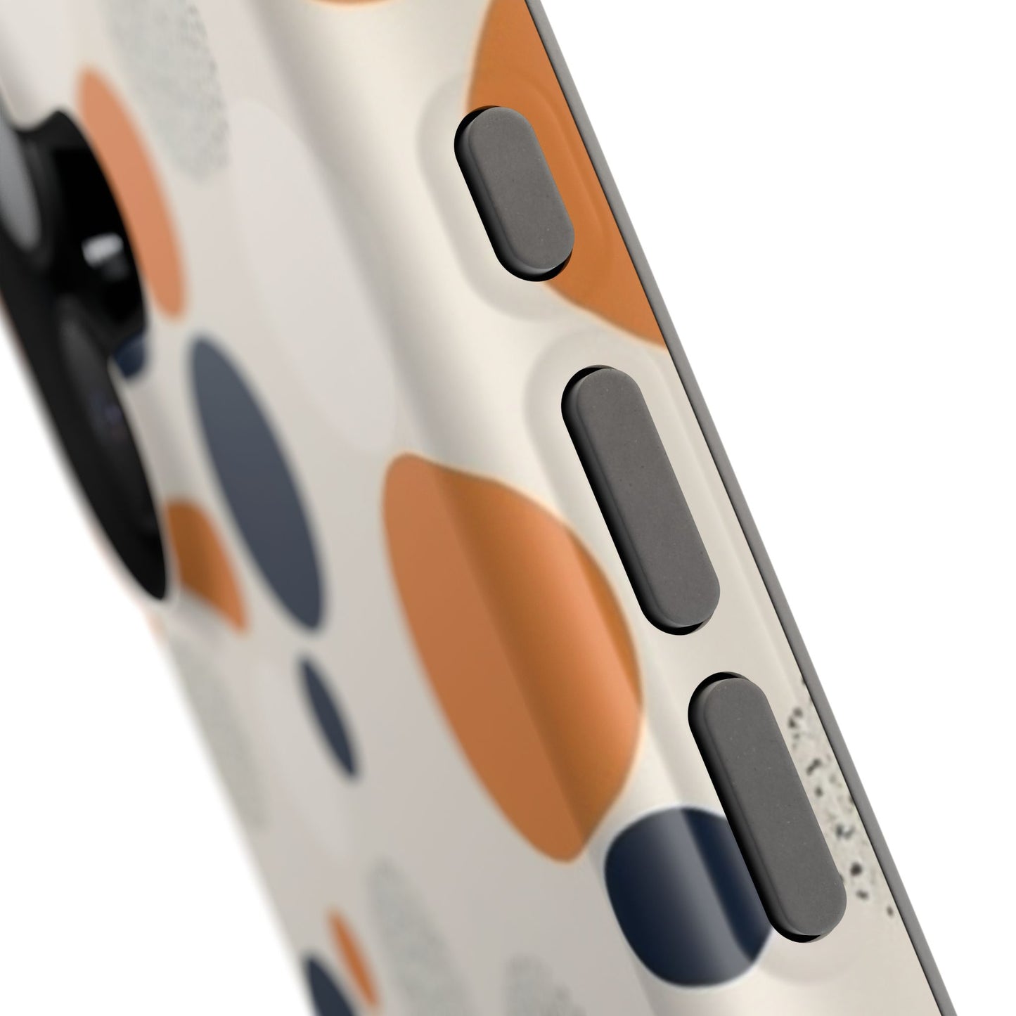 Orange Polka Dot Magnetic Phone Case
