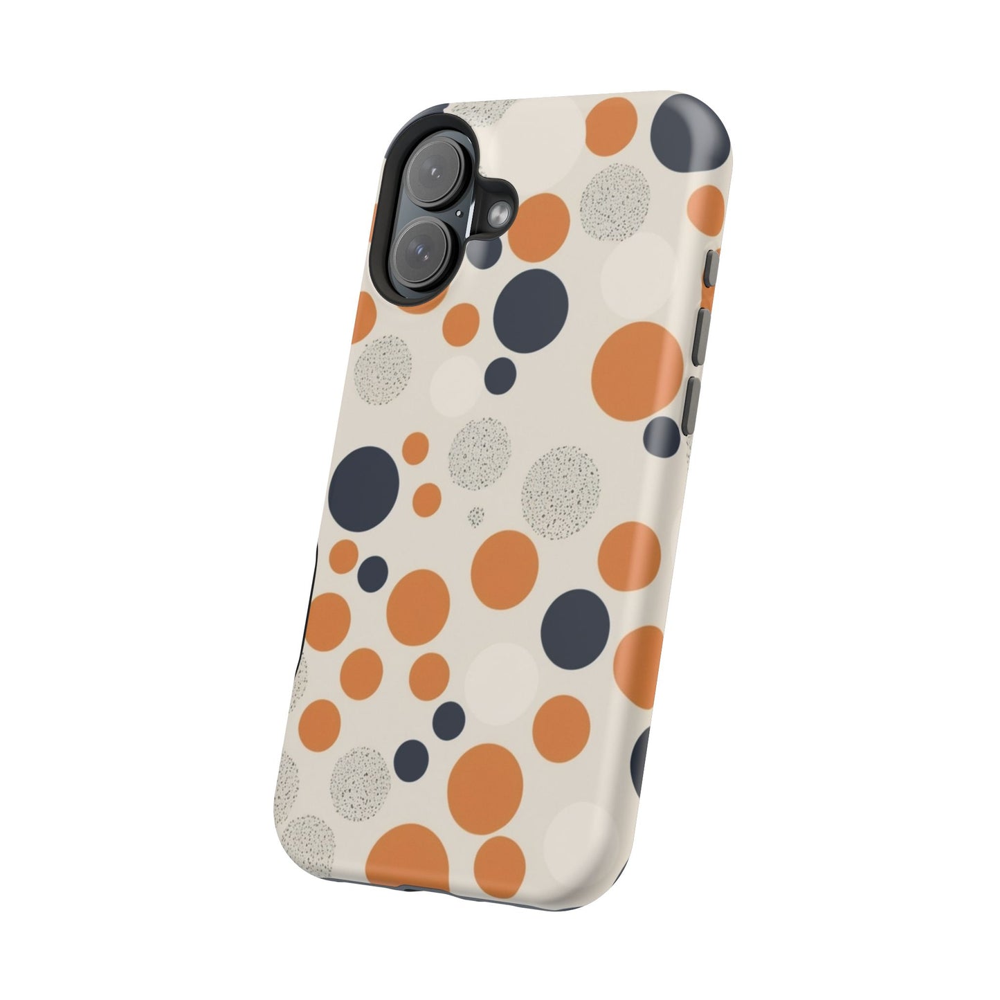 Orange Polka Dot Magnetic Phone Case
