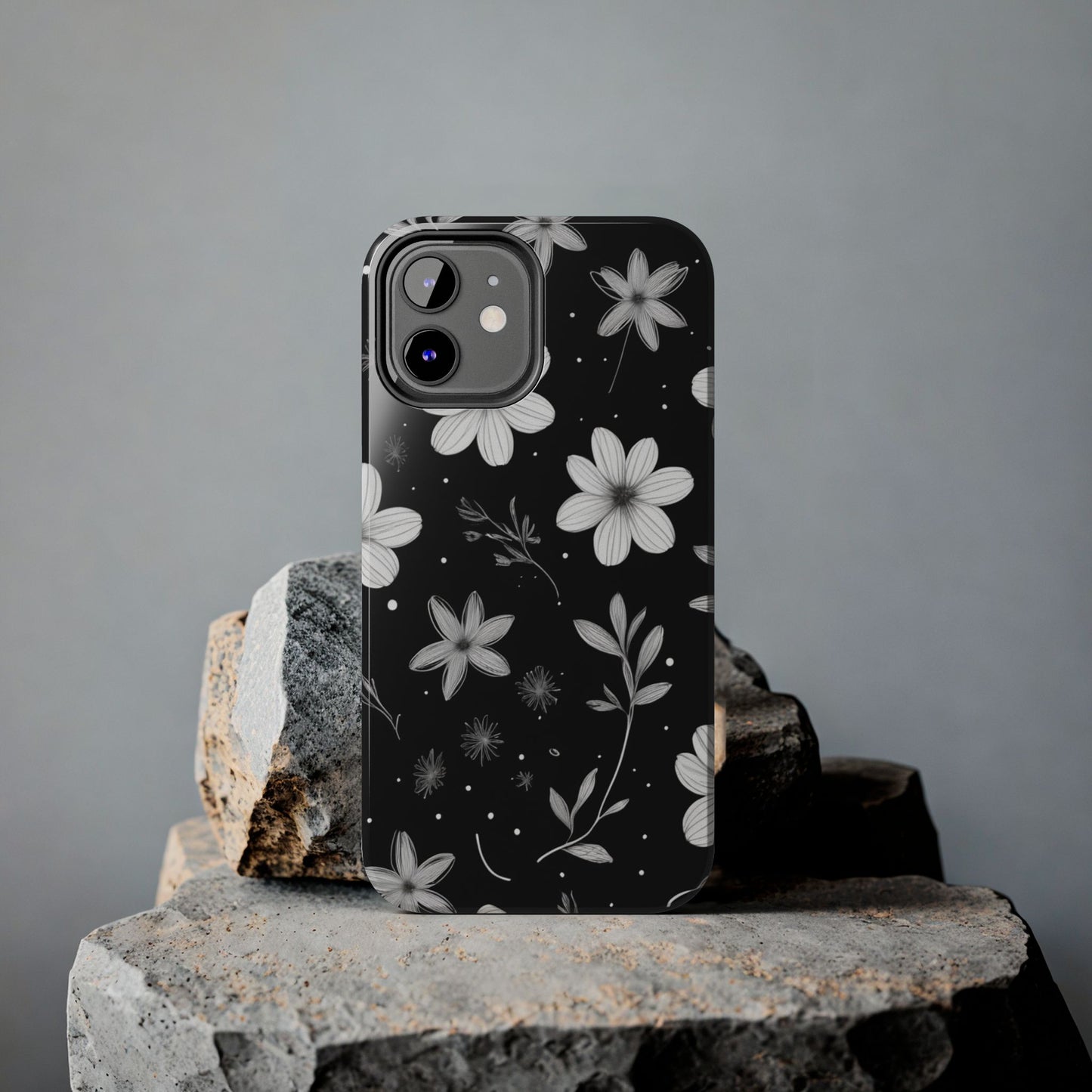 Elegant Floral Tough Phone Case for iPhone 16 15 14 13 12 11 X 8 7 Samsung Galaxy S24 S23 S22 S21