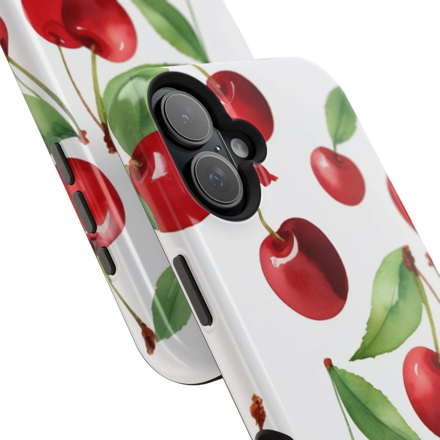 Cherry Print Magnetic Tough Case
