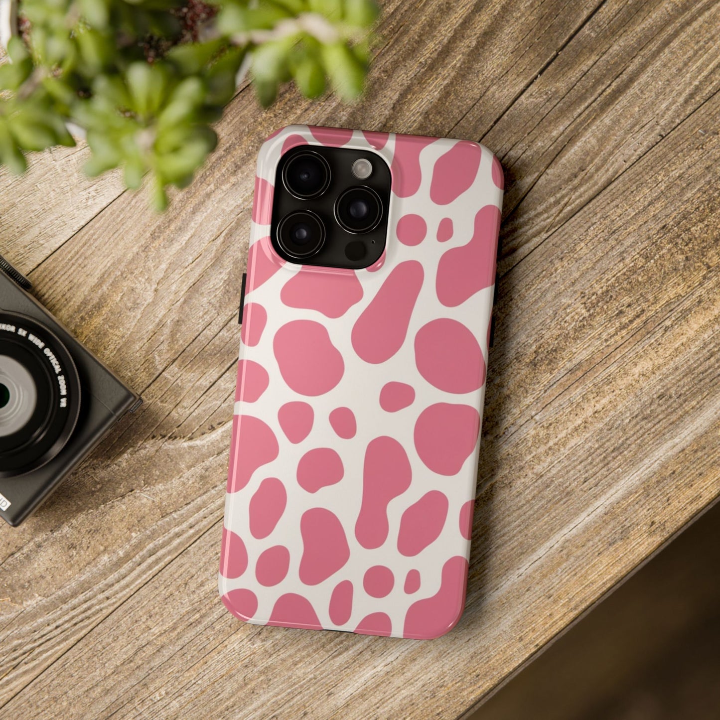 Giraffe Print Tough Phone Case for iPhone 16 15 14 13 12 11 X 8 7 Samsung Galaxy S24 S23 S22 S21