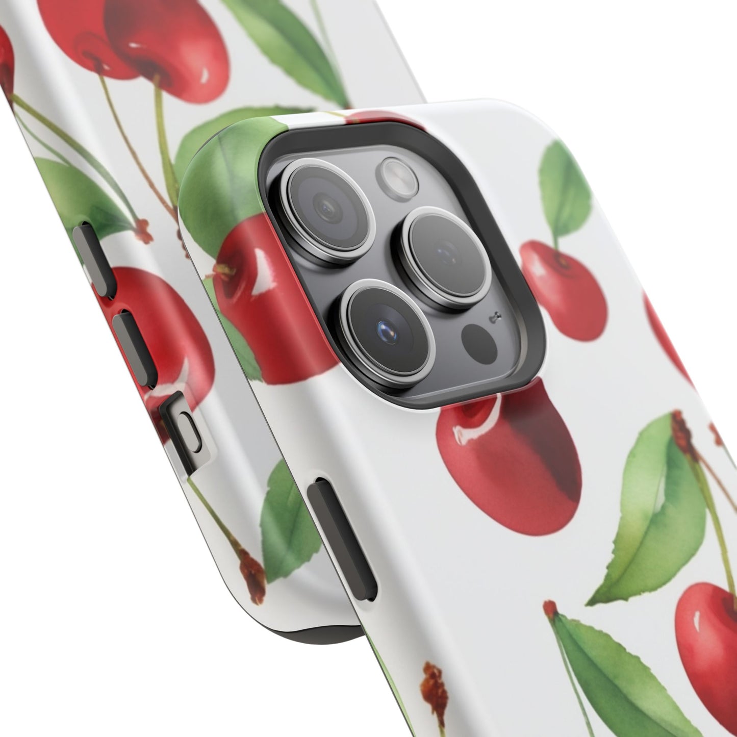 Cherry Print Magnetic Tough Case