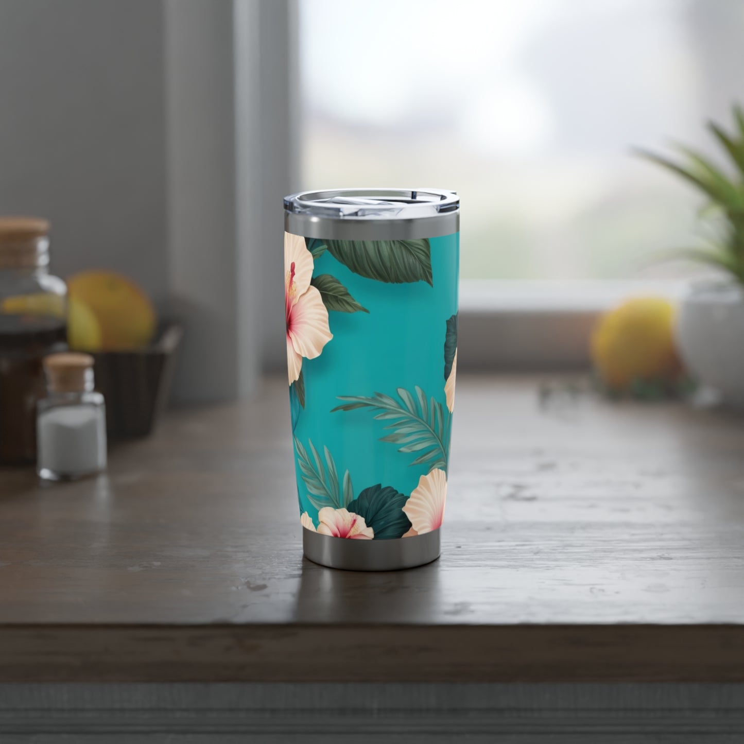 Tropical Floral Tumbler 20oz