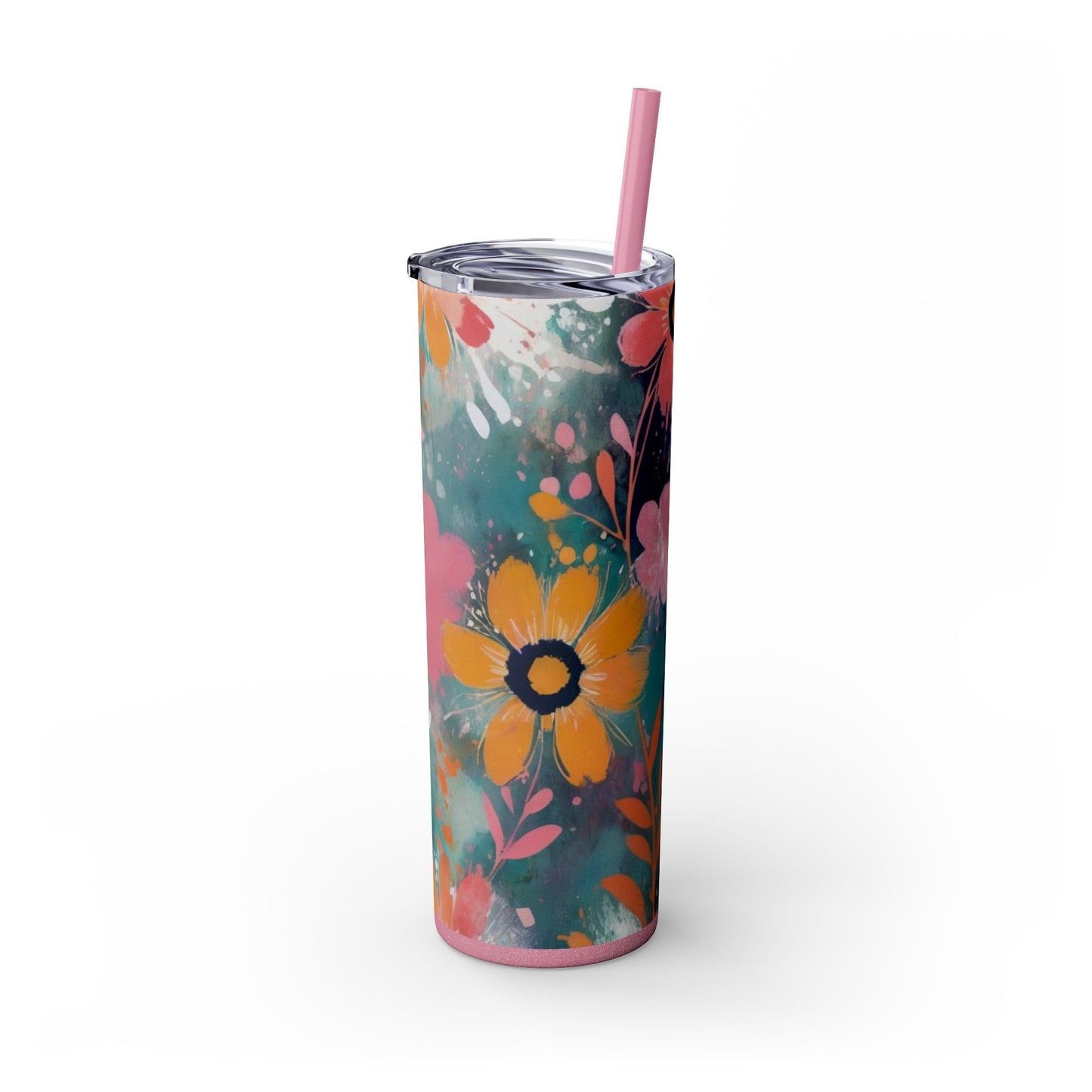 20oz Vibrant Floral Skinny Tumbler
