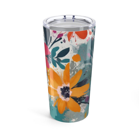 Bold Floral Tumbler 20oz