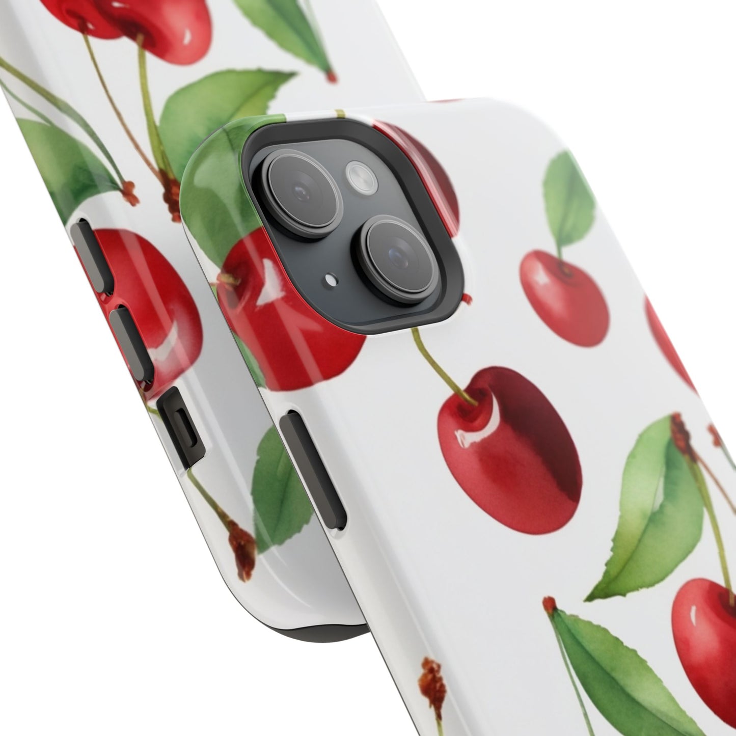 Cherry Print Magnetic Tough Case