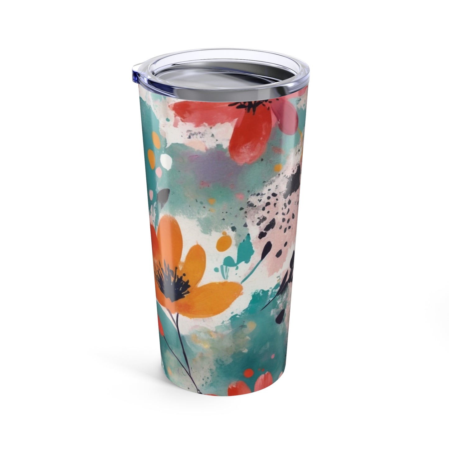 Vibrant Floral Tumbler 20oz