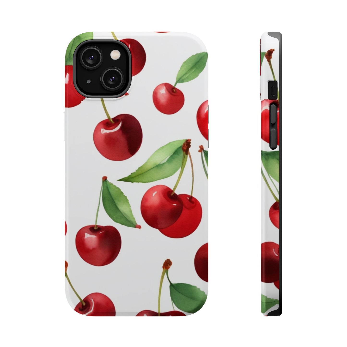 Cherry Print Magnetic Tough Case