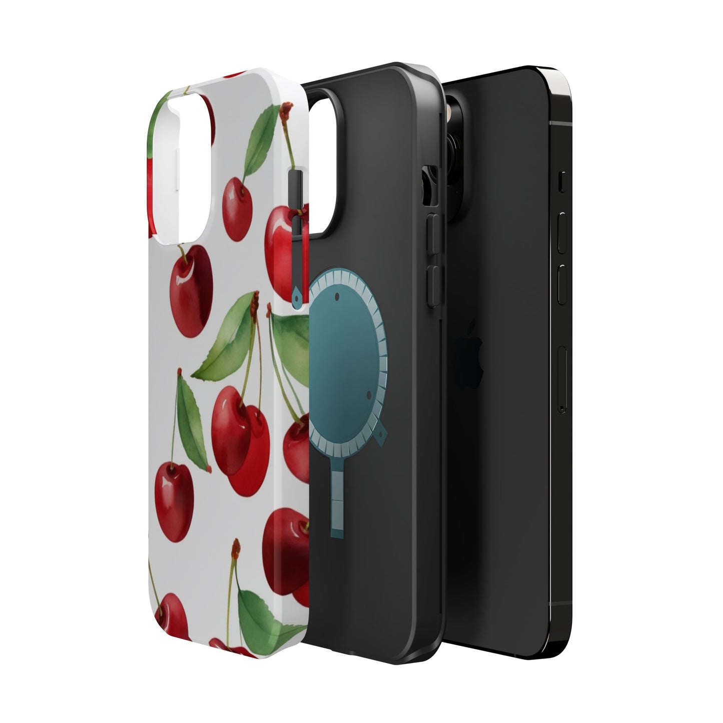 Cherry Print Magnetic Tough Case