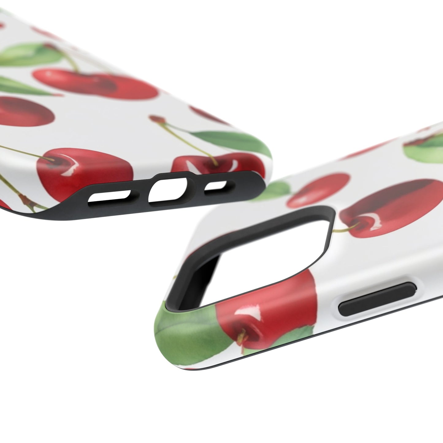 Cherry Print Magnetic Tough Case