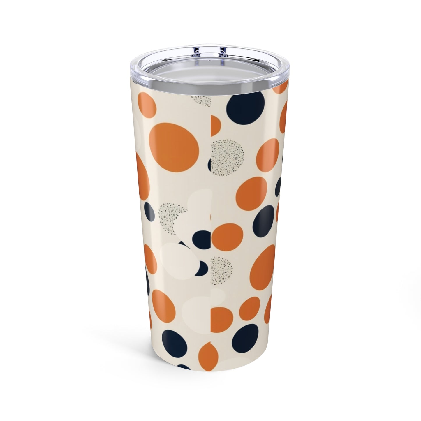 Orange Polka Dot Tumbler