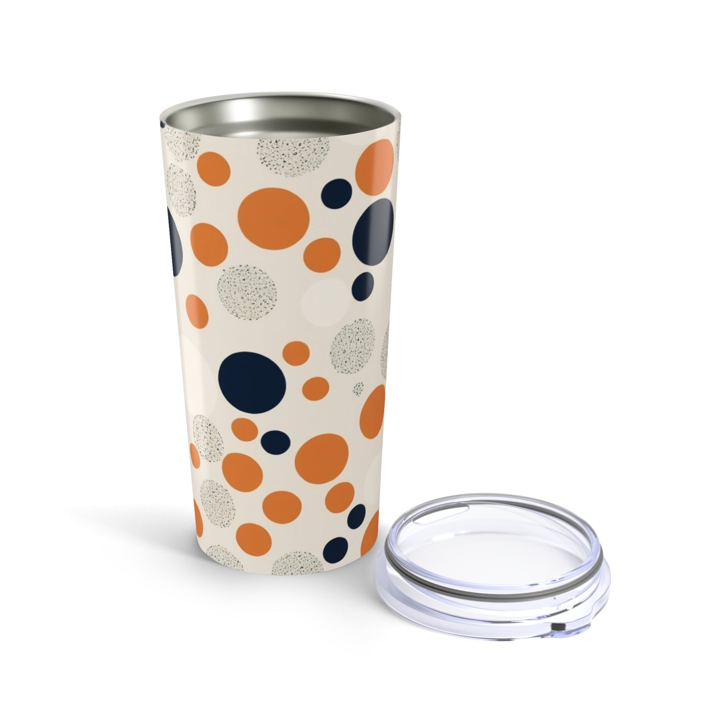 Orange Polka Dot Tumbler