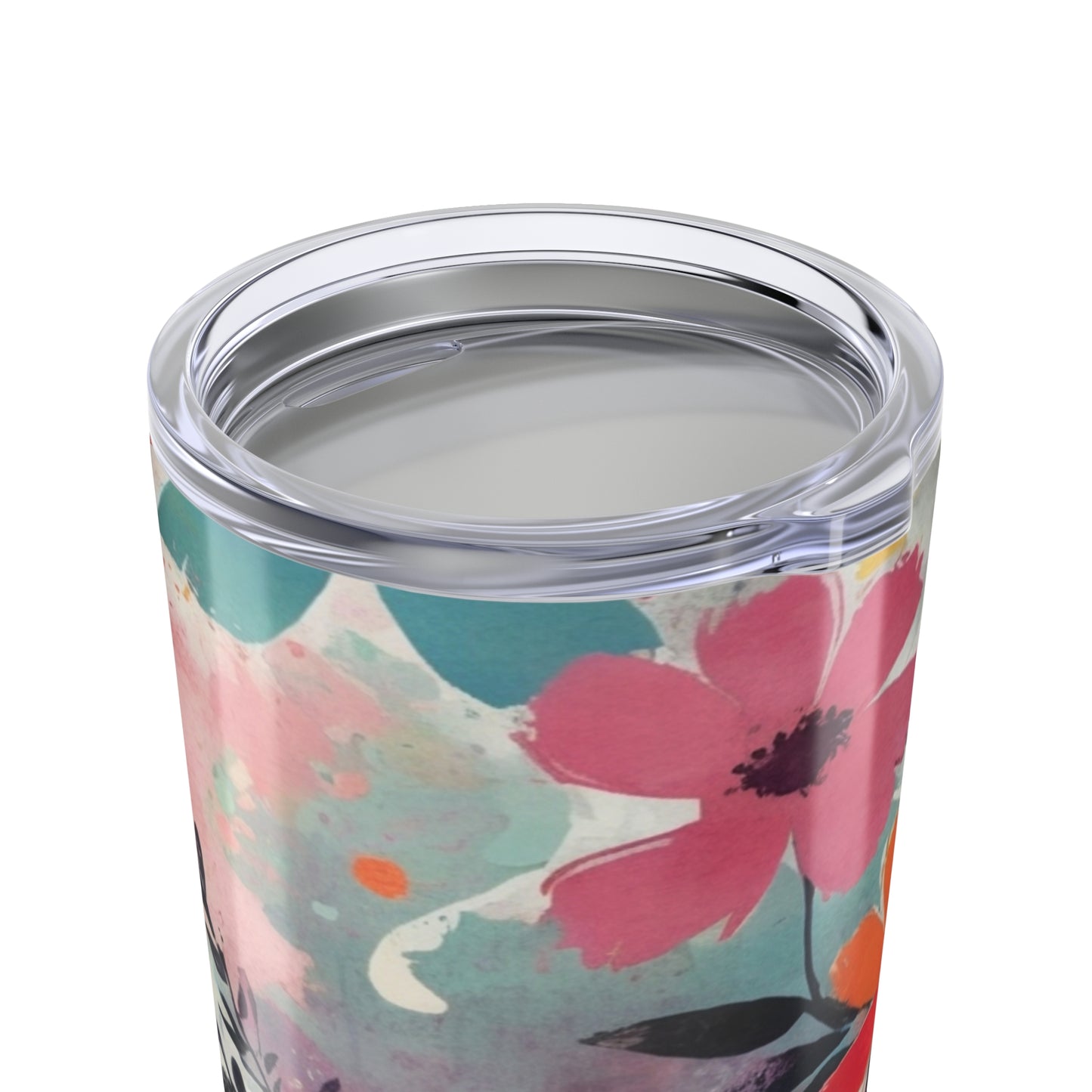 Summer Floral Print Tumbler 20oz
