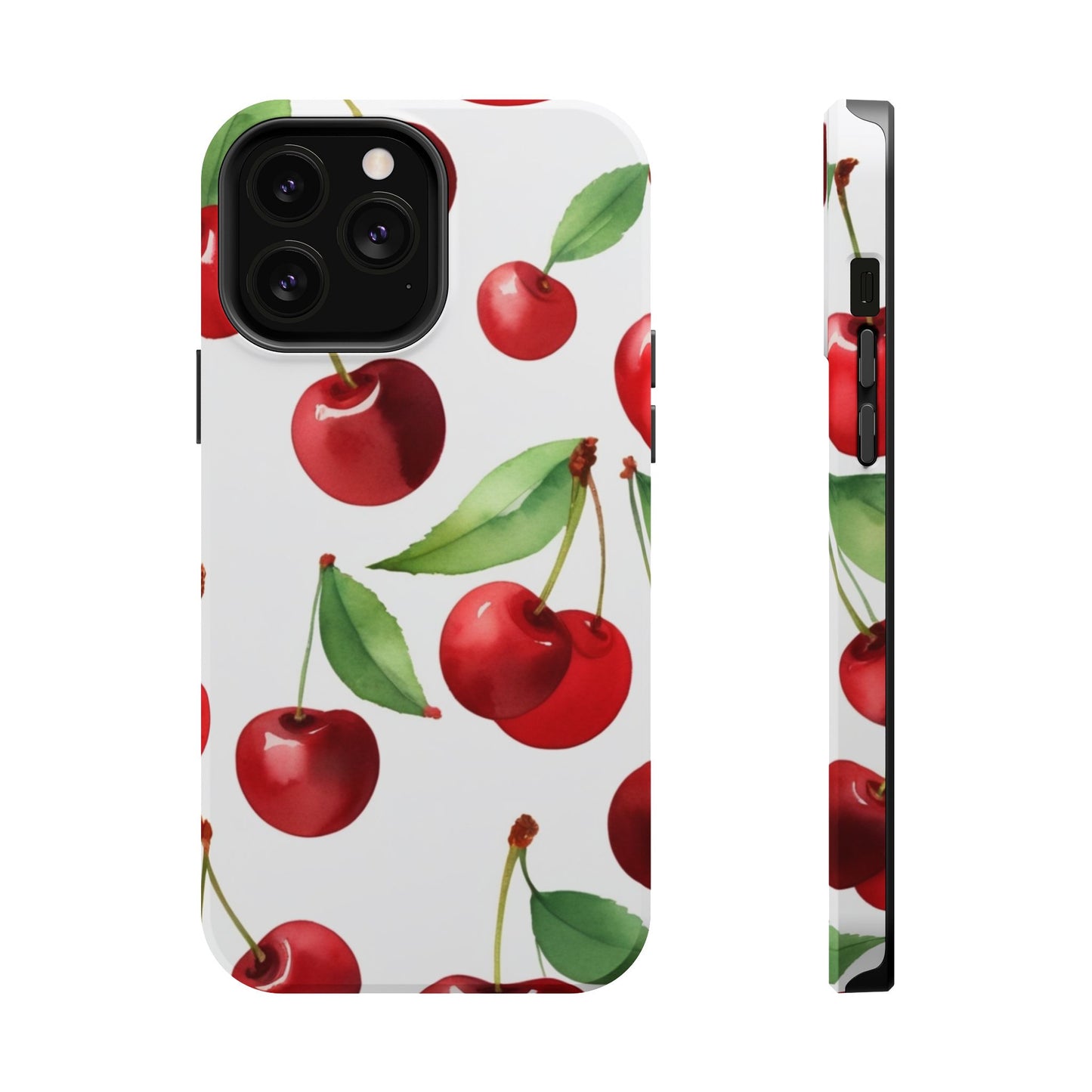 Cherry Print Magnetic Tough Case