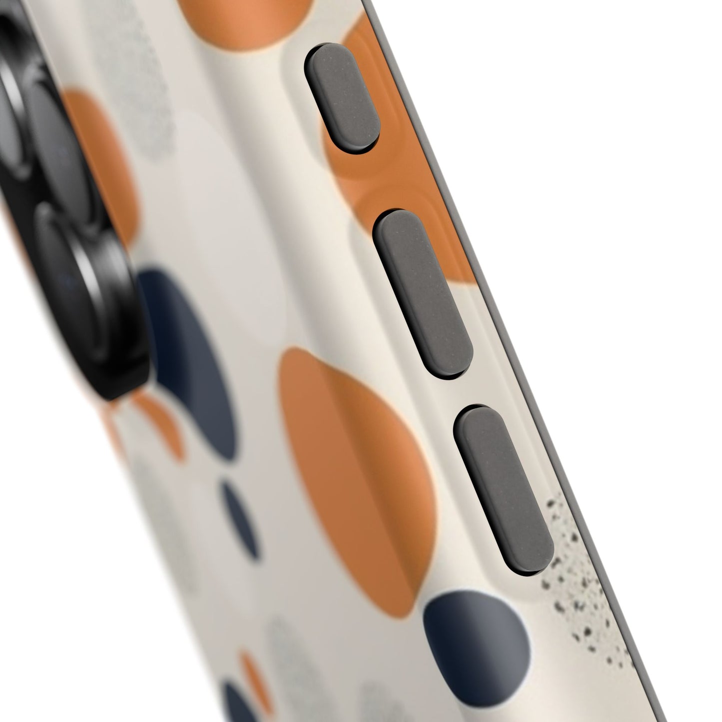 Orange Polka Dot Magnetic Phone Case