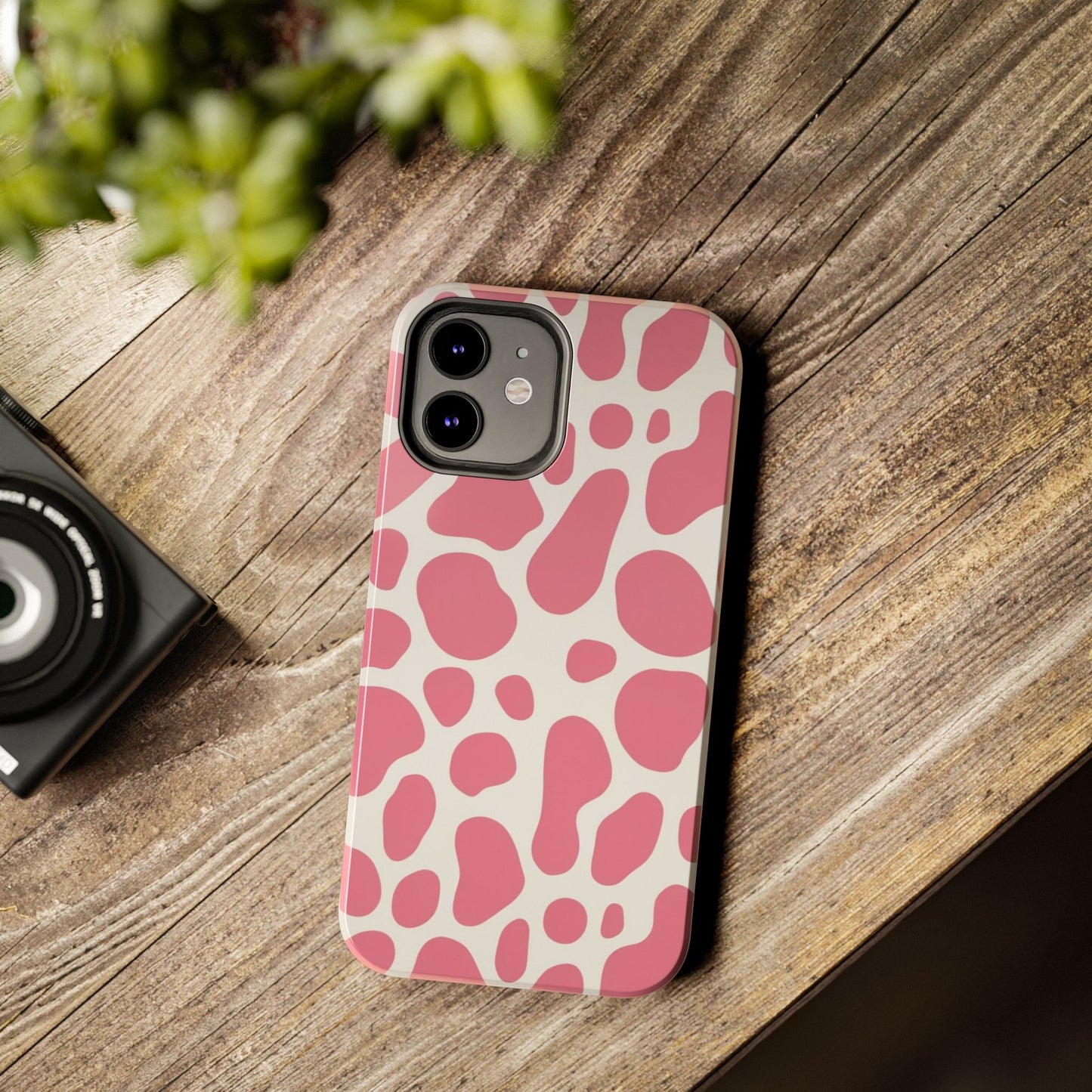 Giraffe Print Tough Phone Case for iPhone 16 15 14 13 12 11 X 8 7 Samsung Galaxy S24 S23 S22 S21