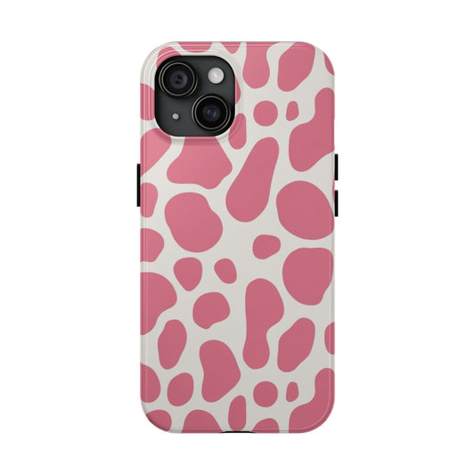 Giraffe Print Tough Phone Case for iPhone 16 15 14 13 12 11 X 8 7 Samsung Galaxy S24 S23 S22 S21