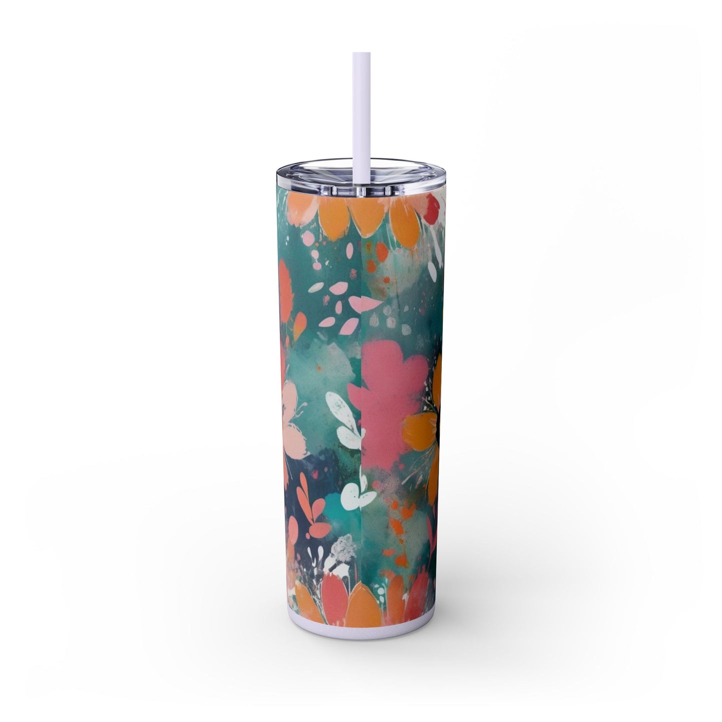 20oz Vibrant Floral Skinny Tumbler