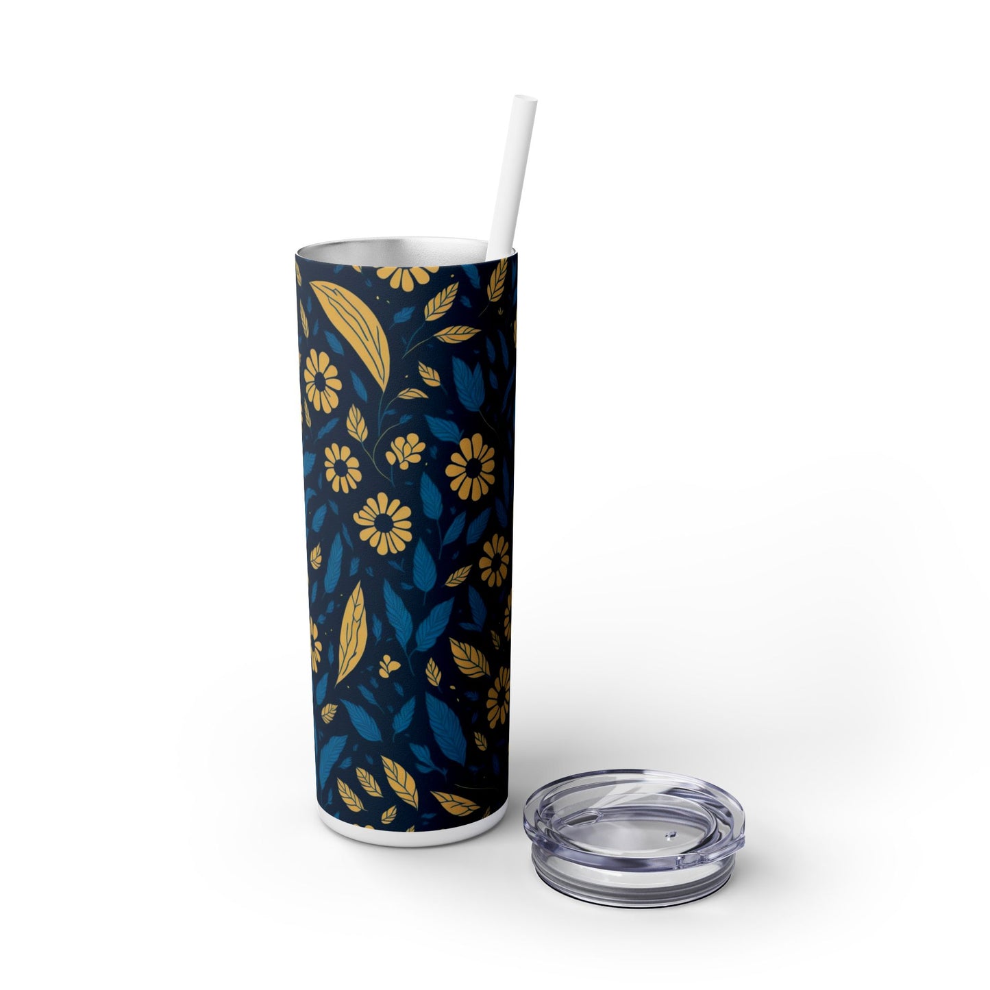 Summer Floral Skinny Tumbler