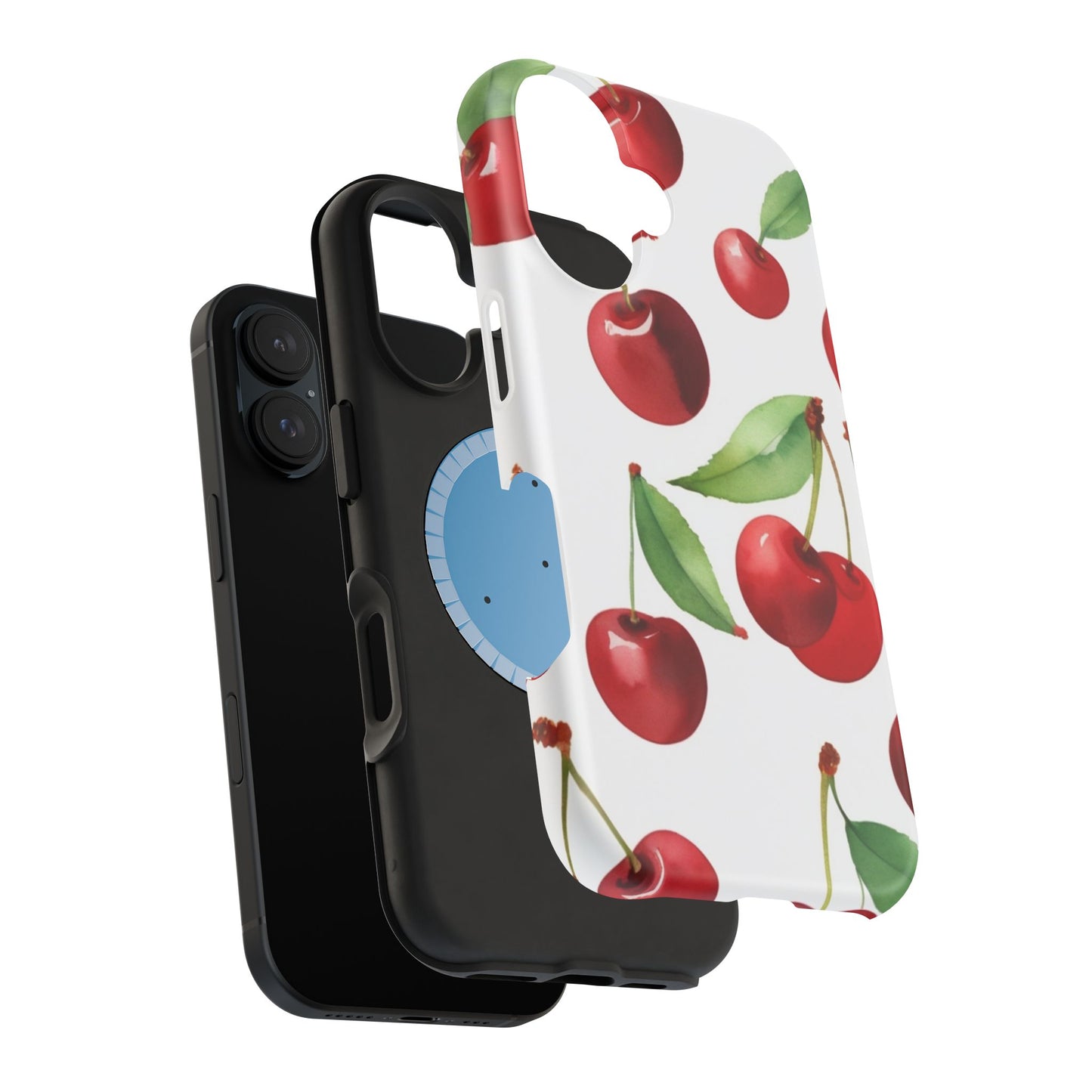 Cherry Print Magnetic Tough Case