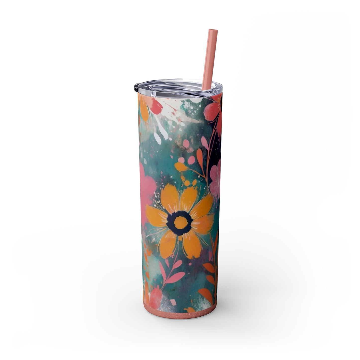 20oz Vibrant Floral Skinny Tumbler