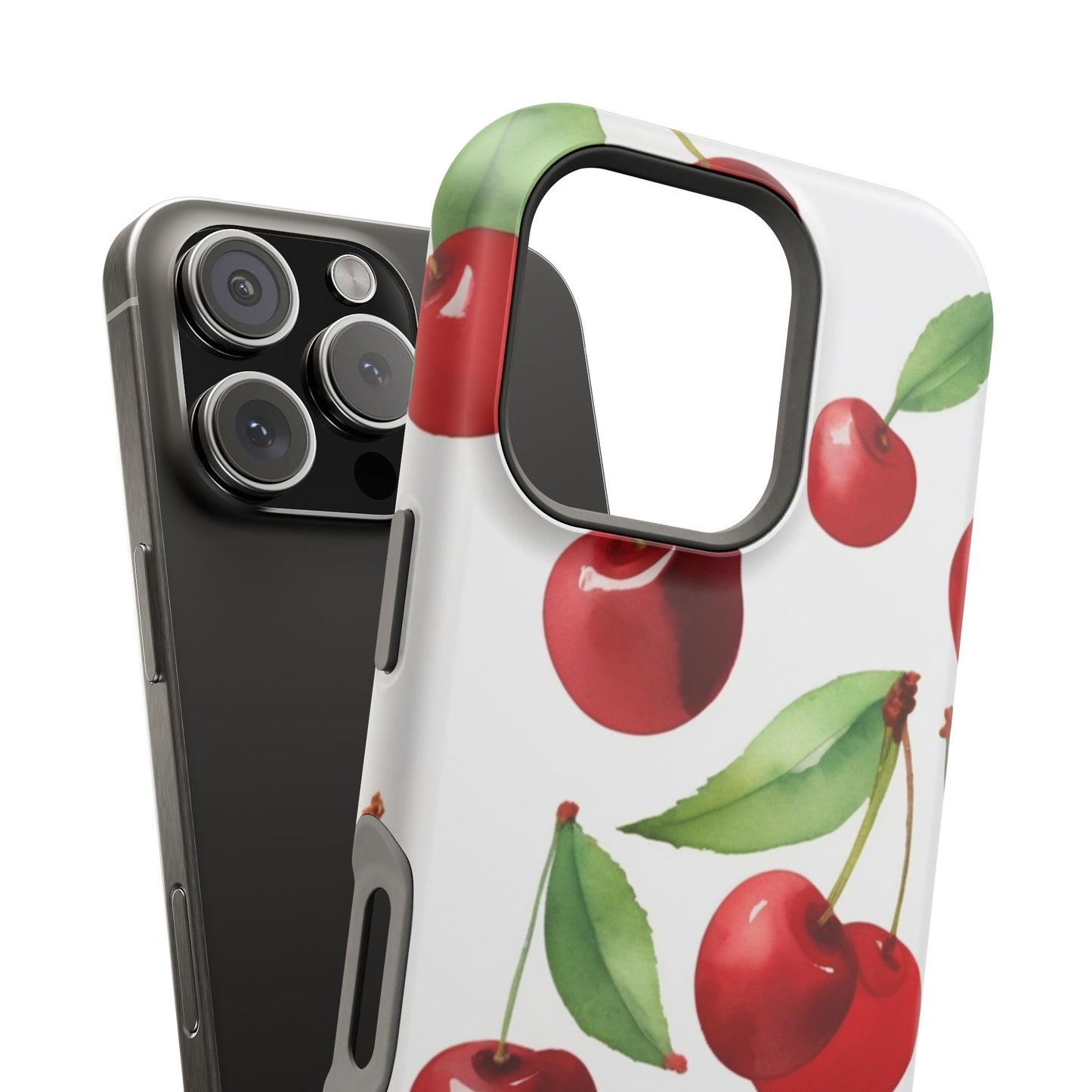 Cherry Print Magnetic Tough Case