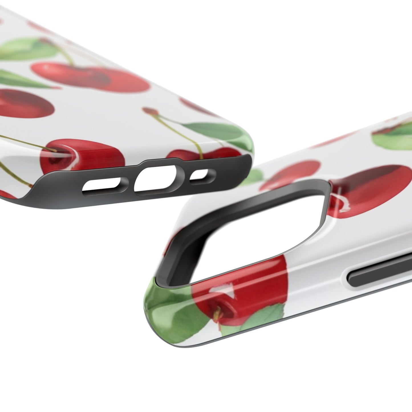 Cherry Print Magnetic Tough Case