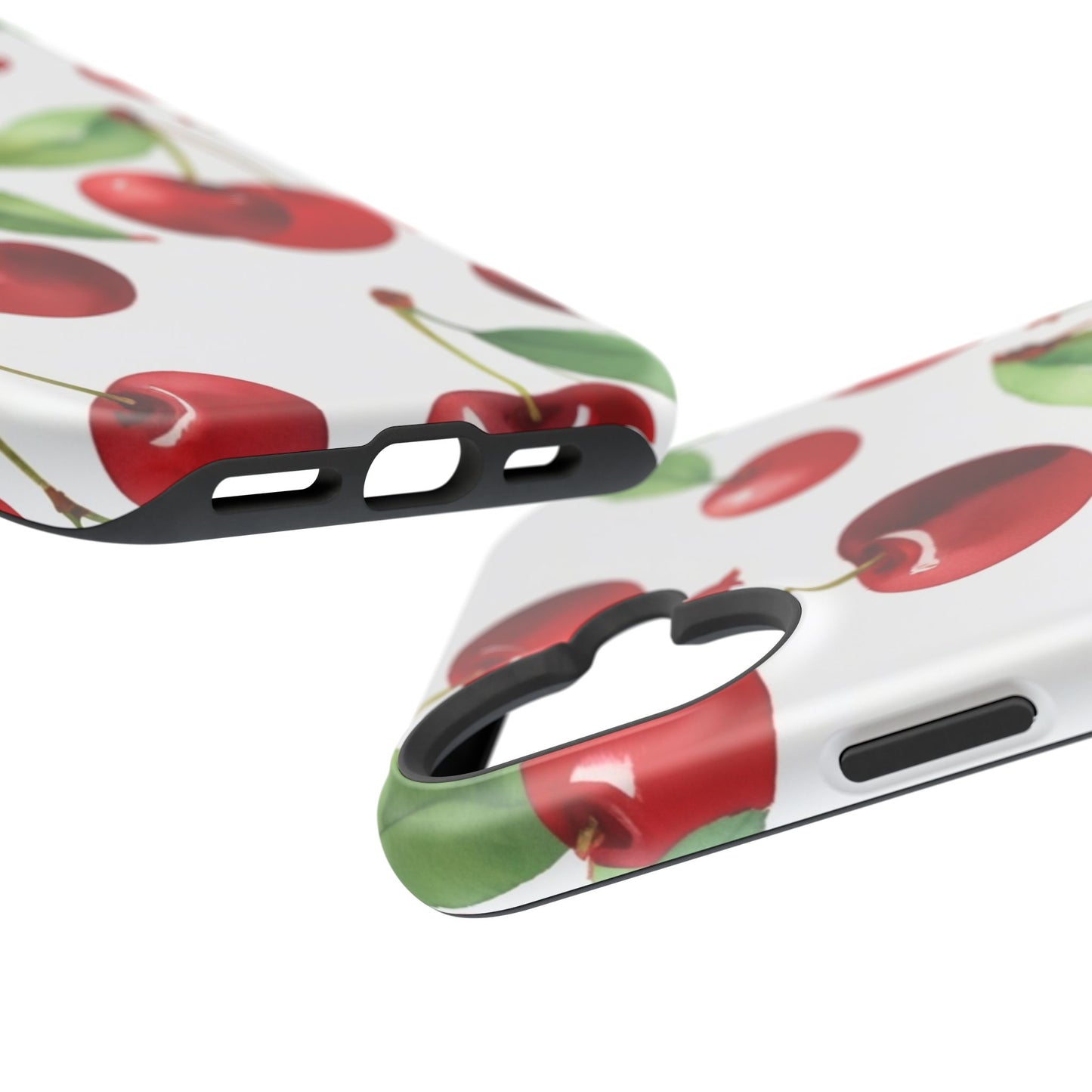 Cherry Print Magnetic Tough Case