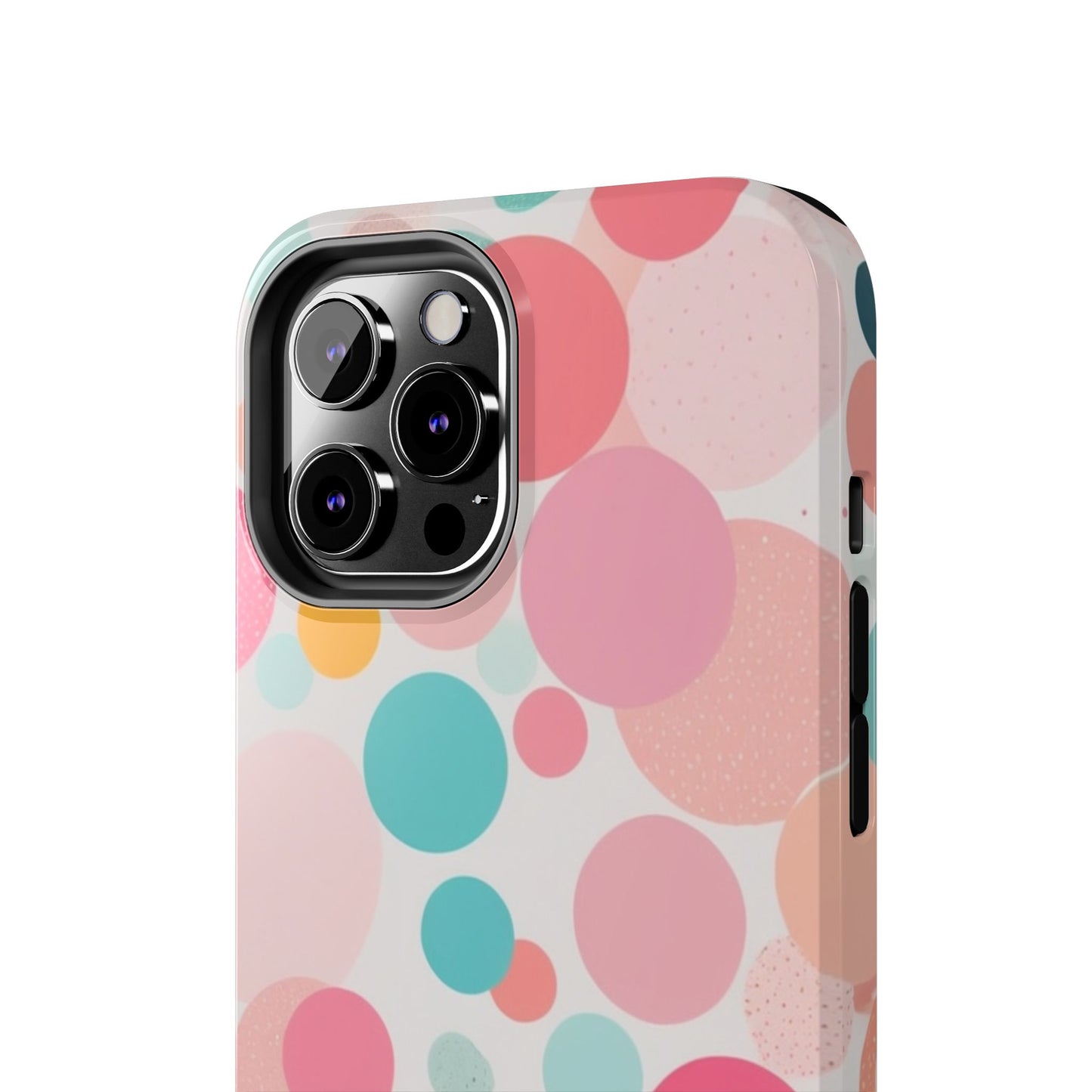 Pink Polka Dot Phone Case for iPhone 16 15 14 13 12 11 X 8 7 Samsung Galaxy S24 S23 S22 S21