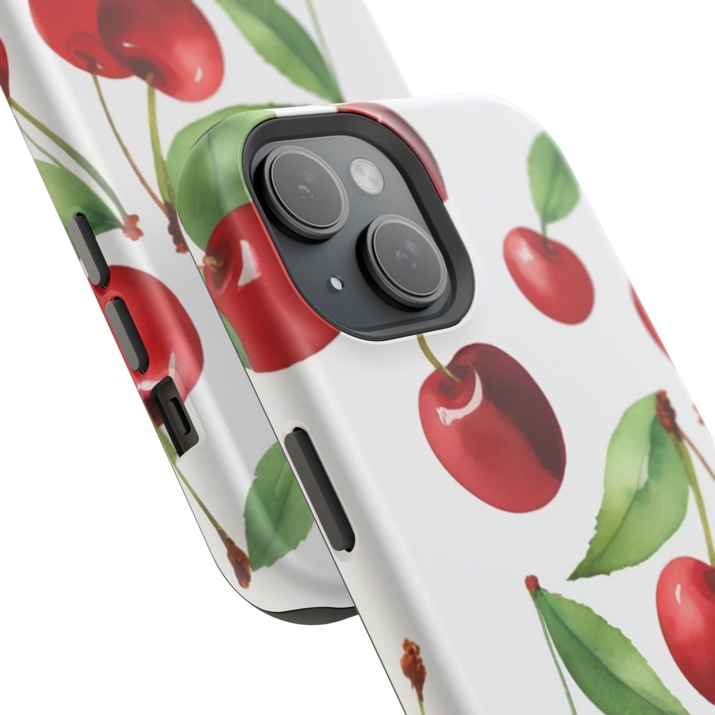 Cherry Print Magnetic Tough Case