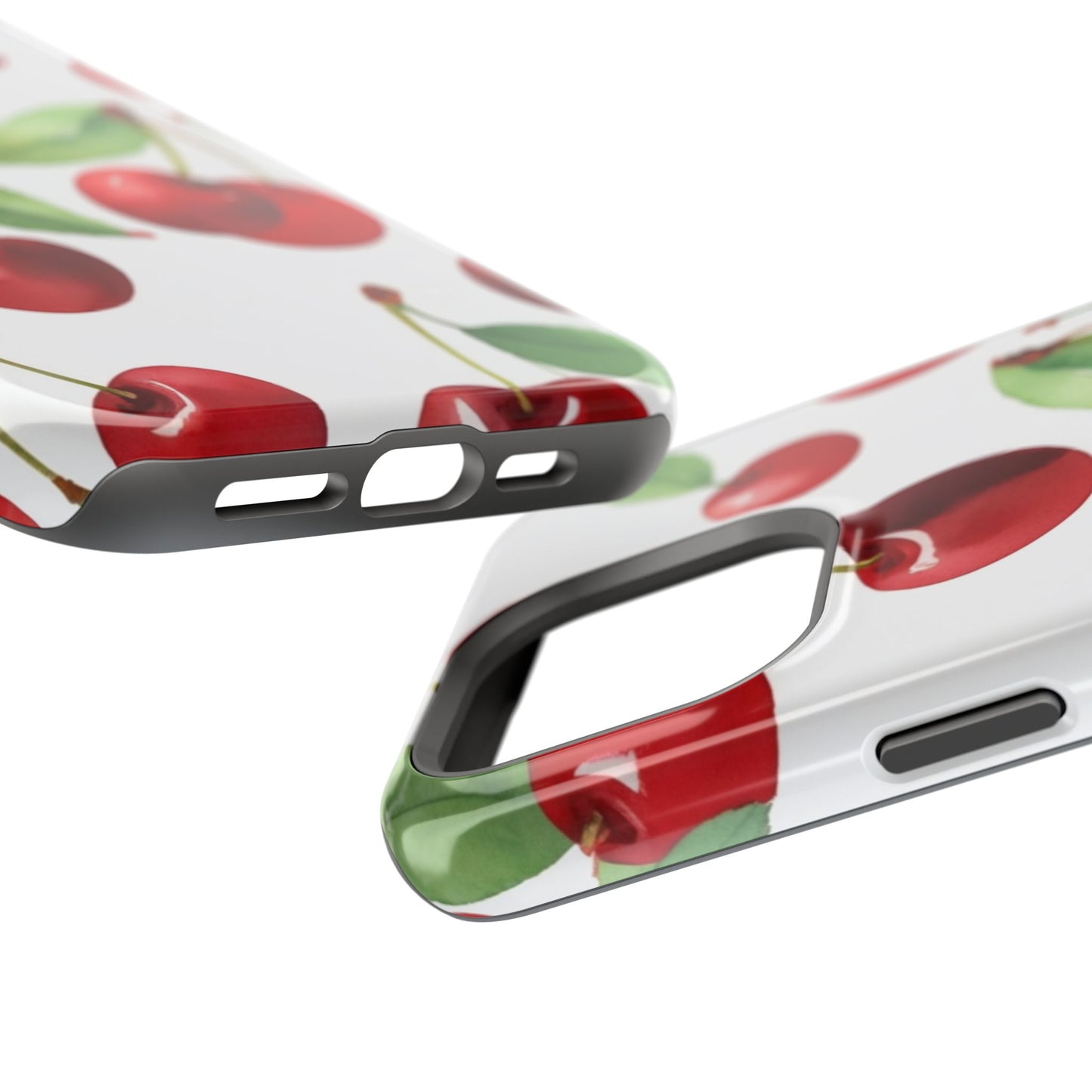 Cherry Print Magnetic Tough Case